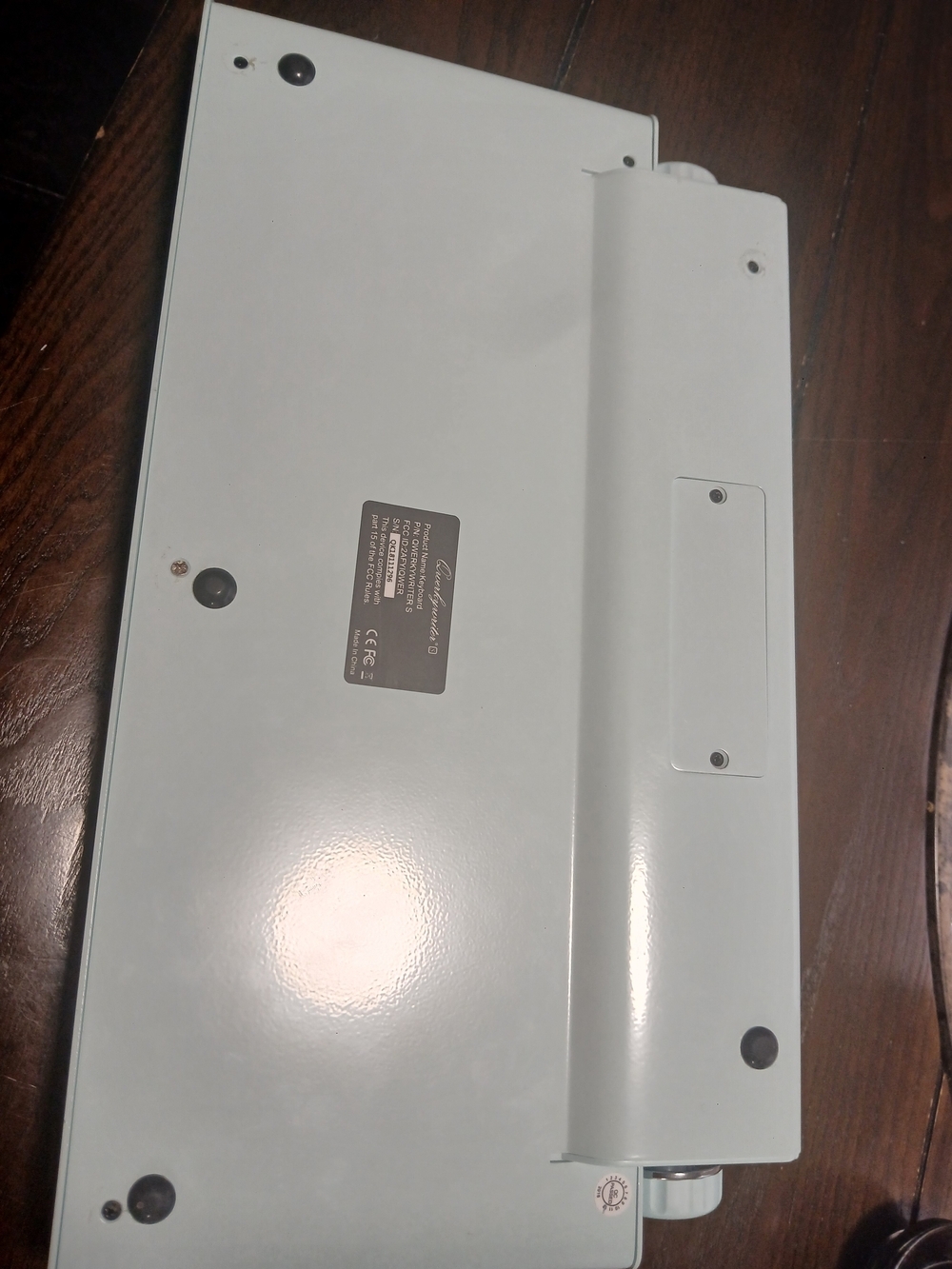 Mint Blue Retro-Style Round-Key Notebook Keyboard - Picture 4 of 6